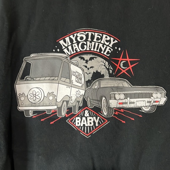 Culturefly Supernatural X Scooby Doo Sweatshirt Size M - Picture 2 of 4